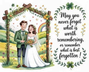 Cute & Funny Irish Wedding Blessing Lines for Couples