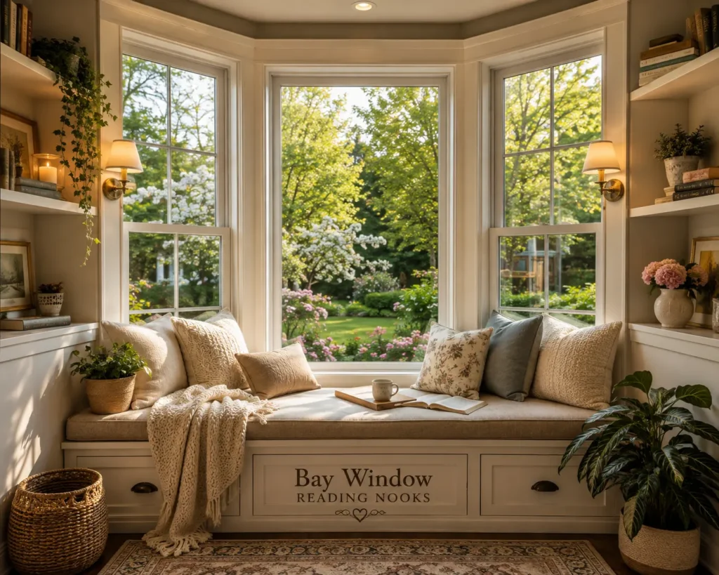 Bay Window Reading Nooks